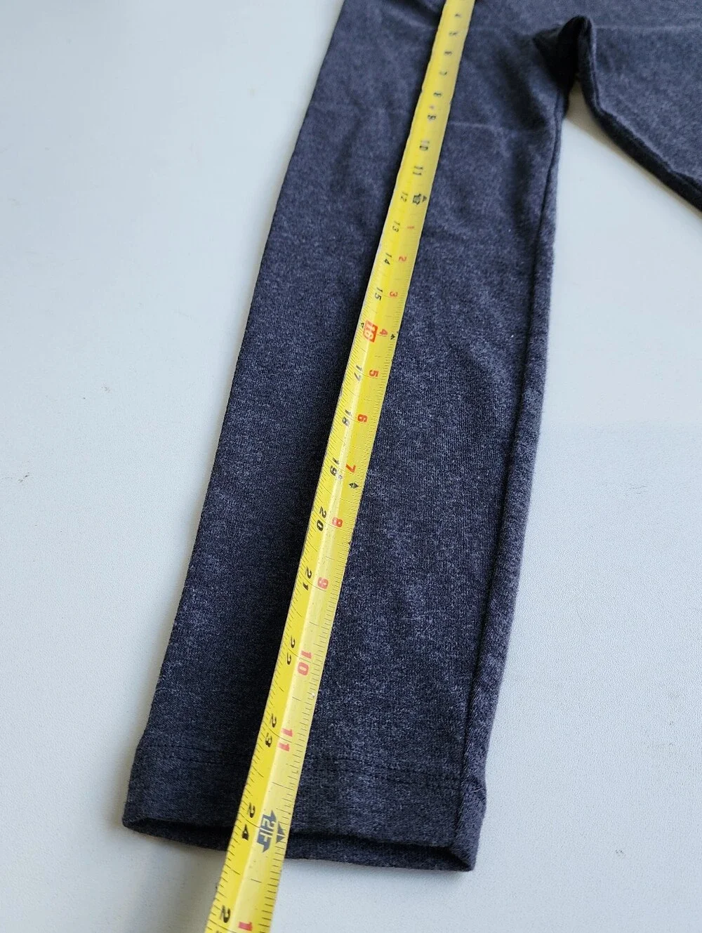 J.Crew Charcoal Gray Long-Sleeve Perfect Tee Gold Button Shoulders 100% Cotton M